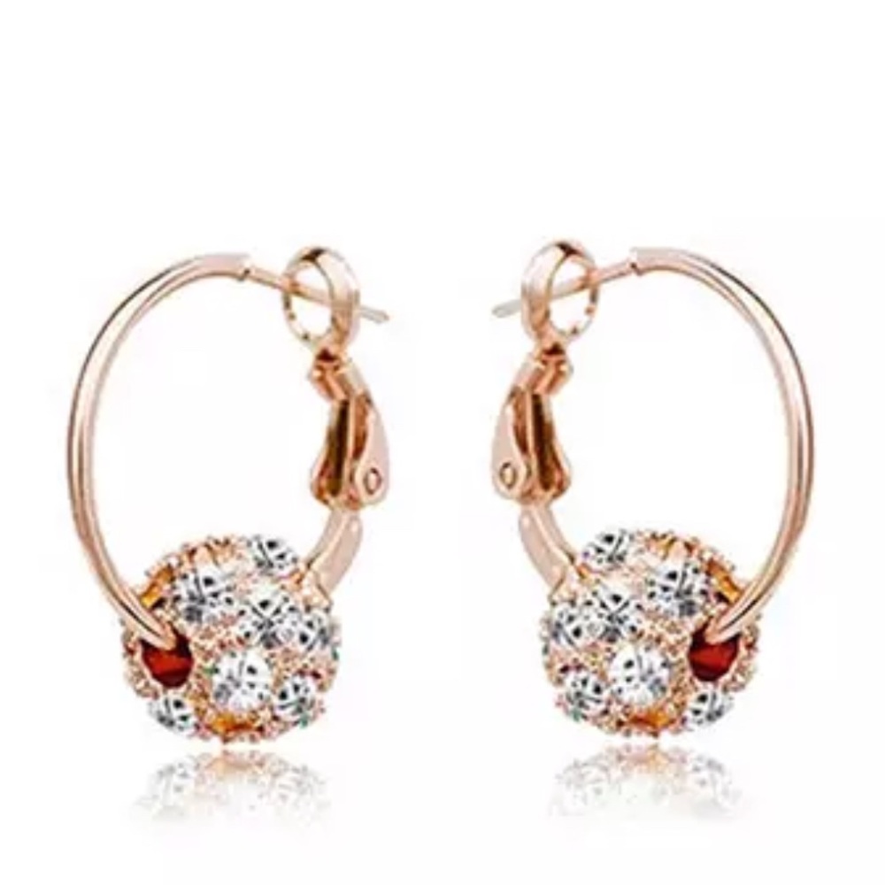Clear Crystal Earrings NEW